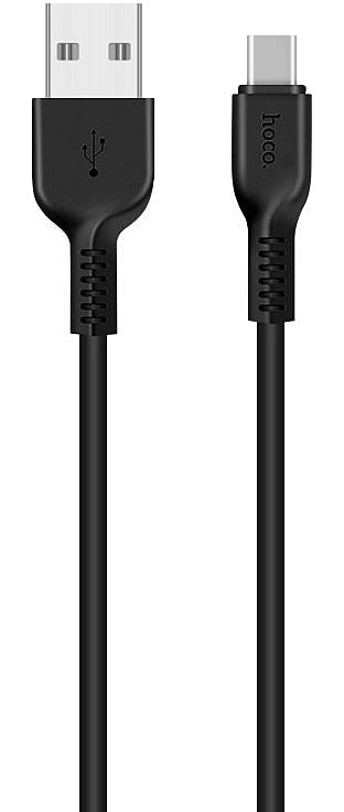 USB-A - USB-C HOCO X13 Easy -data- ja latauskaapeli, 18W, 1m, Musta