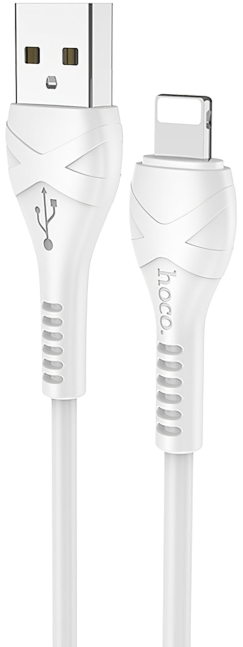 USB-A - Lightning HOCO X37 Data- ja Latauskaapeli, 18W, 1m, Valkoinen