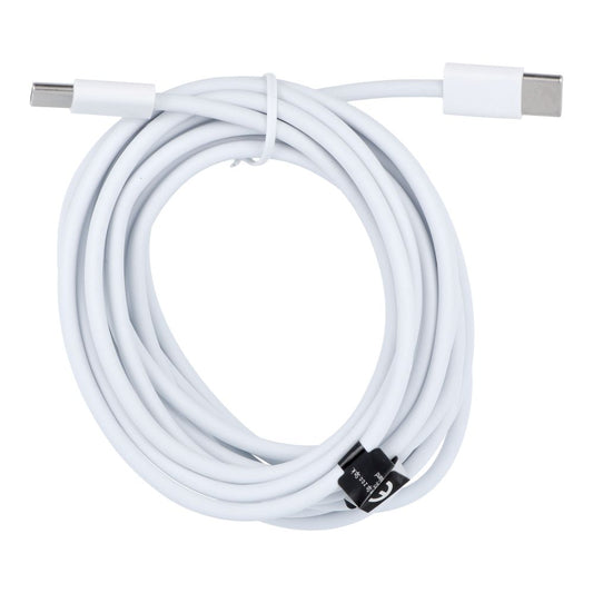 USB-C - USB-C OEM HD26 tiedonsiirto- ja latauskaapeli, 30W, 3m, valkoinen