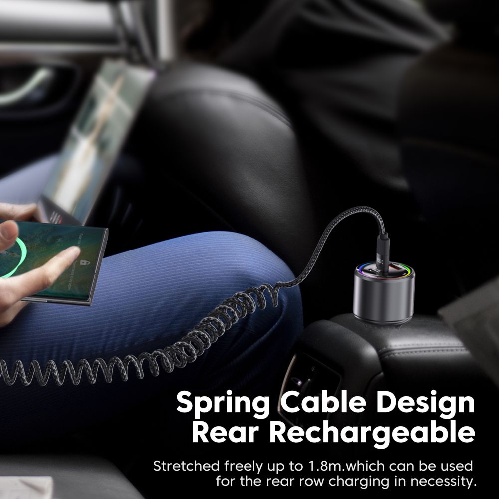 USB-C - USB-C Tech-Protect UB20T Ultraboost -data- ja latauskaapeli, 100W, 1.8m, Musta