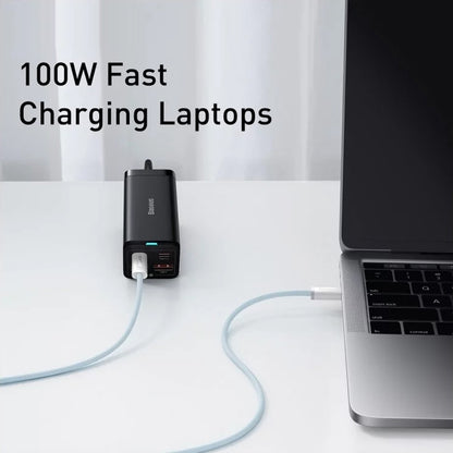 USB-C - USB-C Baseus Dynamic Series -data- ja latauskaapeli, 100W, 1m, Sininen CALD000203