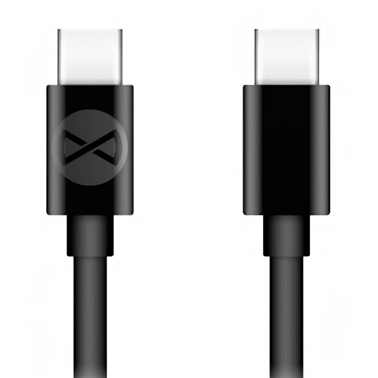 USB-C - USB-C Forever -data- ja latauskaapeli, 60W, 1m, Musta