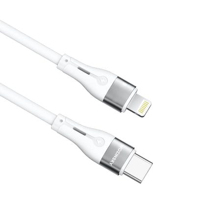 USB-C - Lightning WZK WSTCL1 -kaapeli, 27W, 1m, Valkoinen