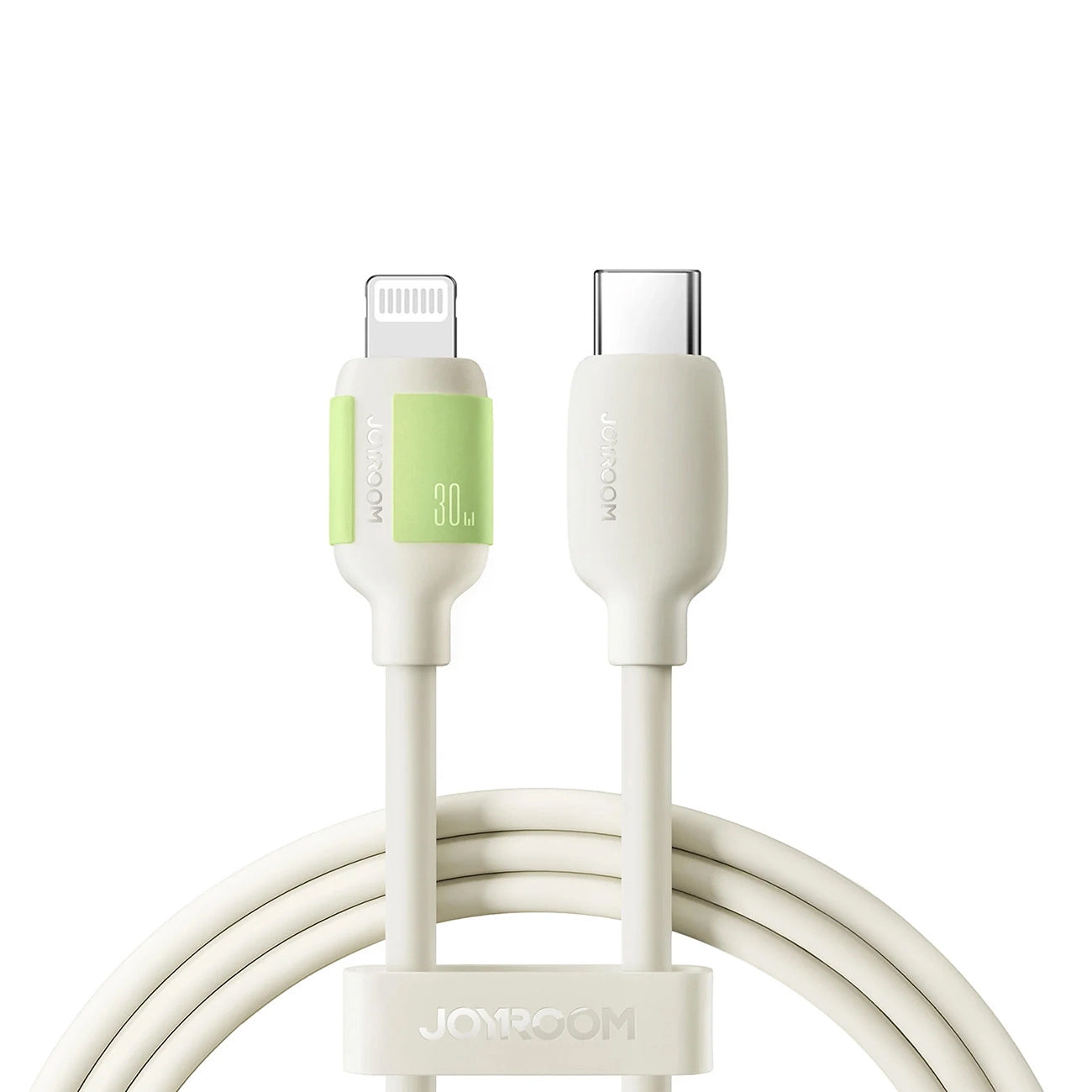 USB-C - Lightning Joyroom S-A53 Data- ja Latauskaapeli, 30W, 1.2m, Beige