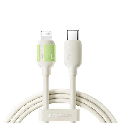 USB-C - Lightning Joyroom S-A53 Data- ja Latauskaapeli, 30W, 1.2m, Beige