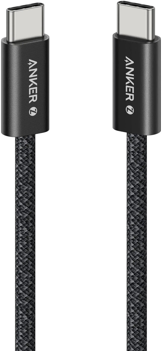 USB-C - USB-C Anker Zolo -data- ja latauskaapeli, 240W, 1m, Musta A8060H11