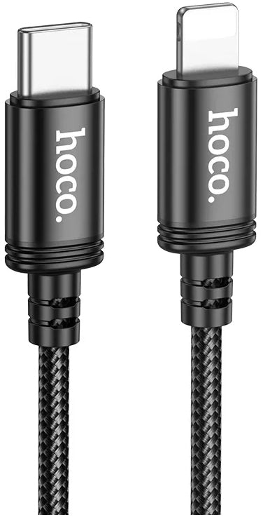 USB-C - Lightning HOCO X89 -data- ja latauskaapeli, 27W, 2m, Musta
