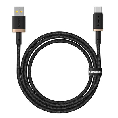 Baseus Dura Series USB-A - USB-C Data ja Latauskaapeli, 60W, 1m, Kulta P10377802U01-00
