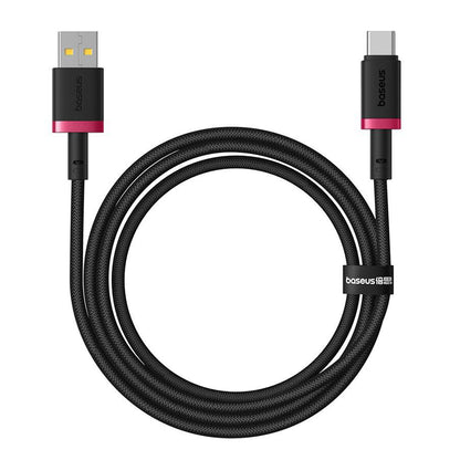 Baseus Dura Series USB-A - USB-C -data- ja latauskaapeli, 60W, 1m, Punainen P10377802U01-01