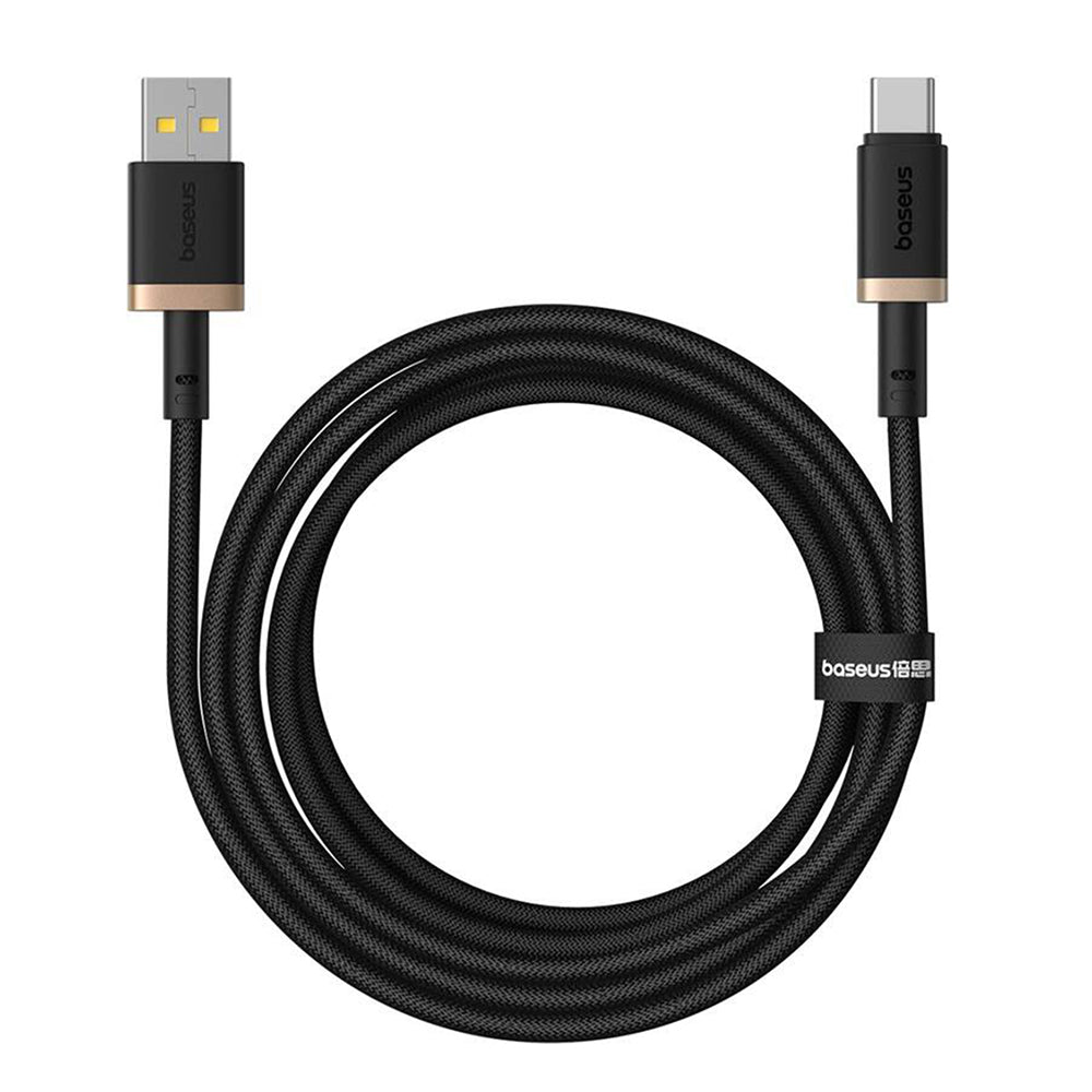 USB-A - USB-C Baseus Dura Series -data- ja latauskaapeli, 60W, 2m, Kulta P10377802U01-02