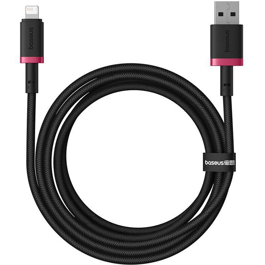 USB-A - Lightning Baseus Dura Series -data- ja latauskaapeli, 18W, 2m, Punainen P10377801U01-03