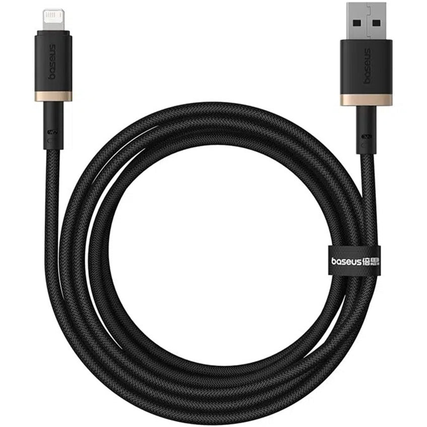 USB-A - Lightning Baseus Dura Series -data- ja latauskaapeli, 18W, 1m, Kulta P10377801U01-00