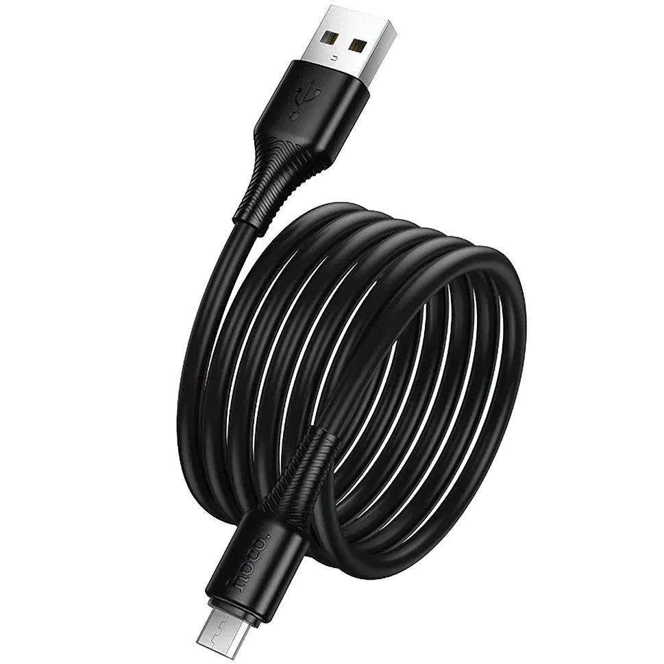 USB-A - microUSB HOCO X120 -data- ja latauskaapeli, 18W, 1m, Musta