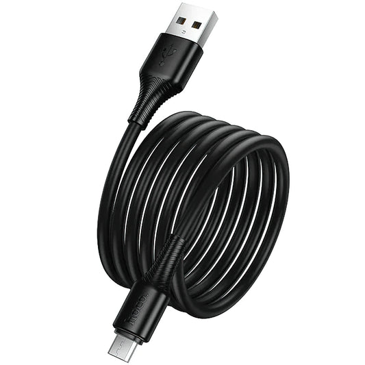 USB-A - microUSB HOCO X120 -data- ja latauskaapeli, 18W, 1m, Musta
