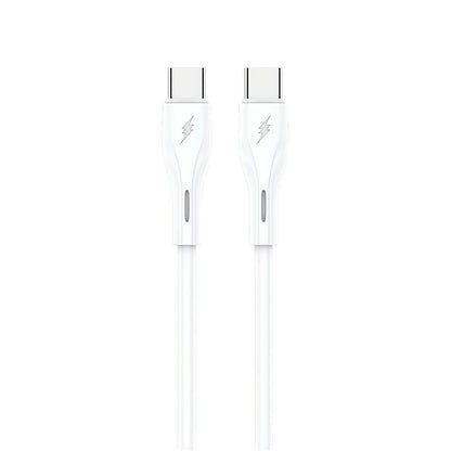 USB-C Data and Charging Cable - USB-C Sendem M36C, 66W, 1m, White