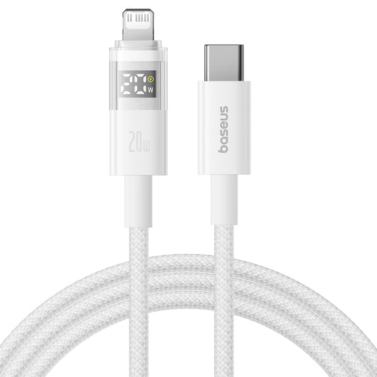 USB-C - USB-C Baseus Display 2 -kaapeli, 100W, 2m, Valkoinen P10382702211-01