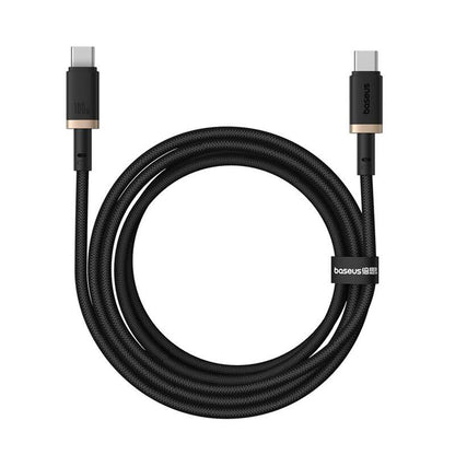 USB-C - USB-C Baseus Dura Series -kaapeli, 100W, 2m, Kulta P10377803U01-03