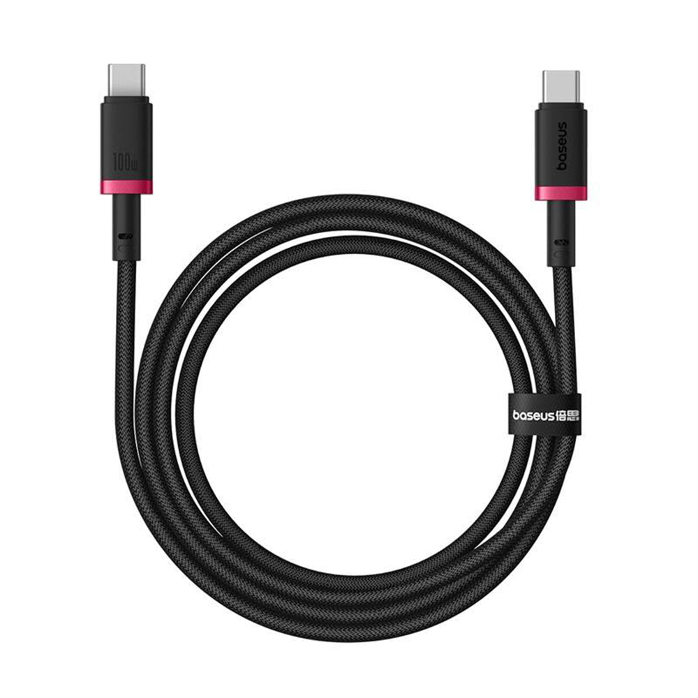 USB-C - USB-C Baseus Dura Series -data- ja latauskaapeli, 100W, 2m, Punainen P10377803U01-02
