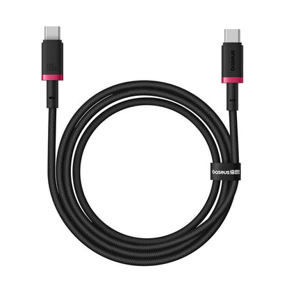 USB-C - USB-C Baseus Dura Series -data- ja latauskaapeli, 100W, 2m, Punainen P10377803U01-02