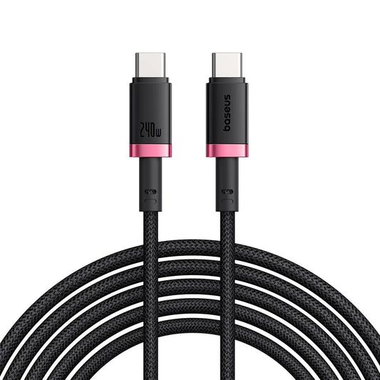 USB-C - USB-C Baseus Dura Series -data- ja latauskaapeli, 240W, 1m, Punainen P10377803U03-01