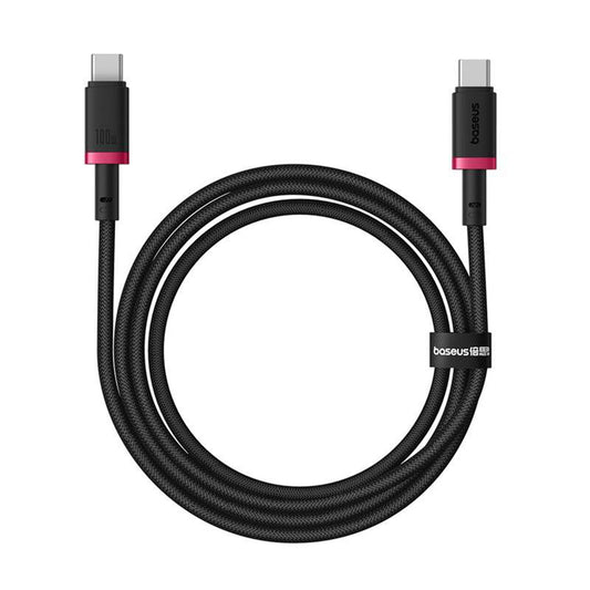 USB-C - USB-C Baseus Dura Series -data- ja latauskaapeli, 100W, 1m, Punainen P10377803U01-01