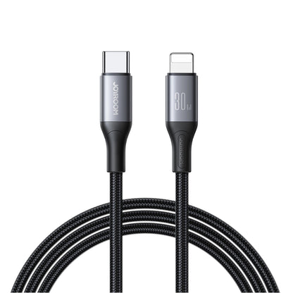 USB-C - Lightning Joyroom S-A28 Flash -data- ja latauskaapeli, 30W, 1m, Musta