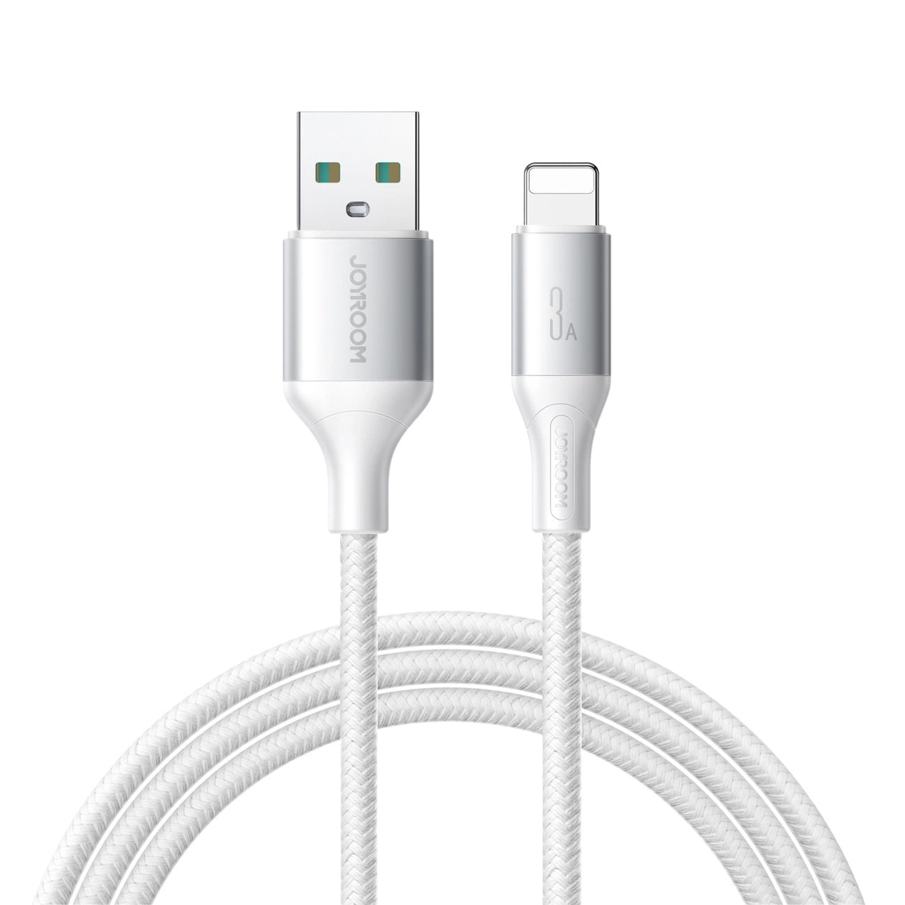 USB-A - Lightning Joyroom S-A28 Flash -data- ja latauskaapeli, 18W, 2m, Valkoinen