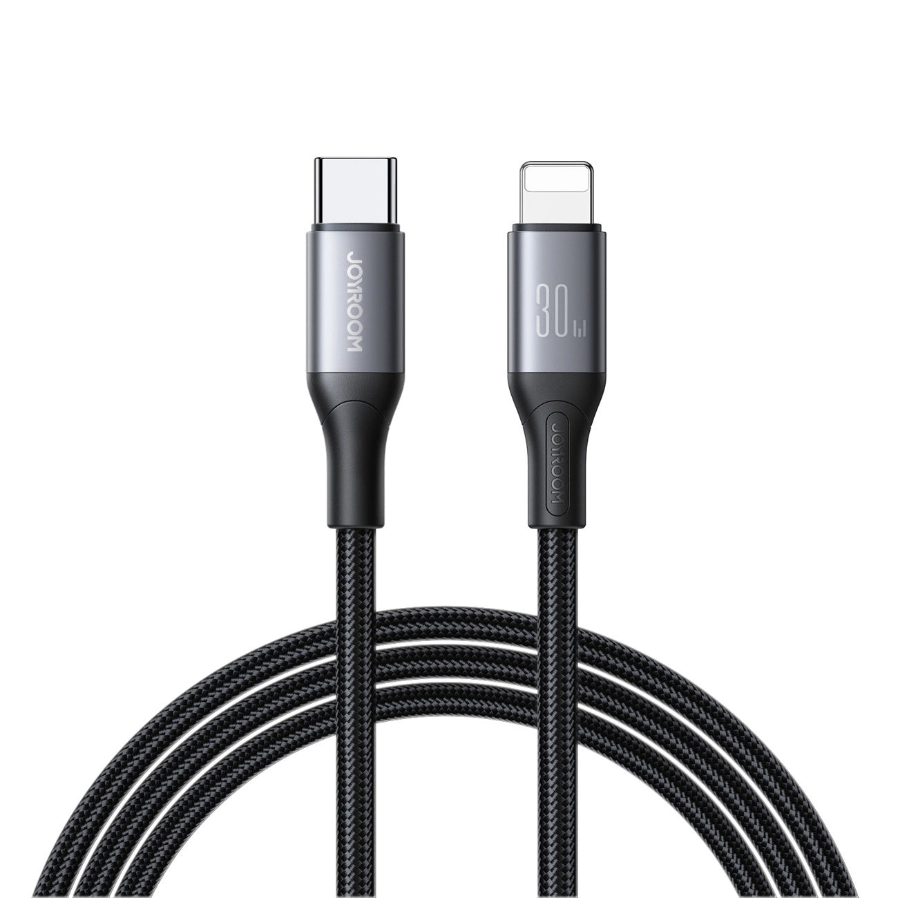 USB-C - Lightning Joyroom S-A28 Flash -data- ja latauskaapeli, 30W, 2m, Musta