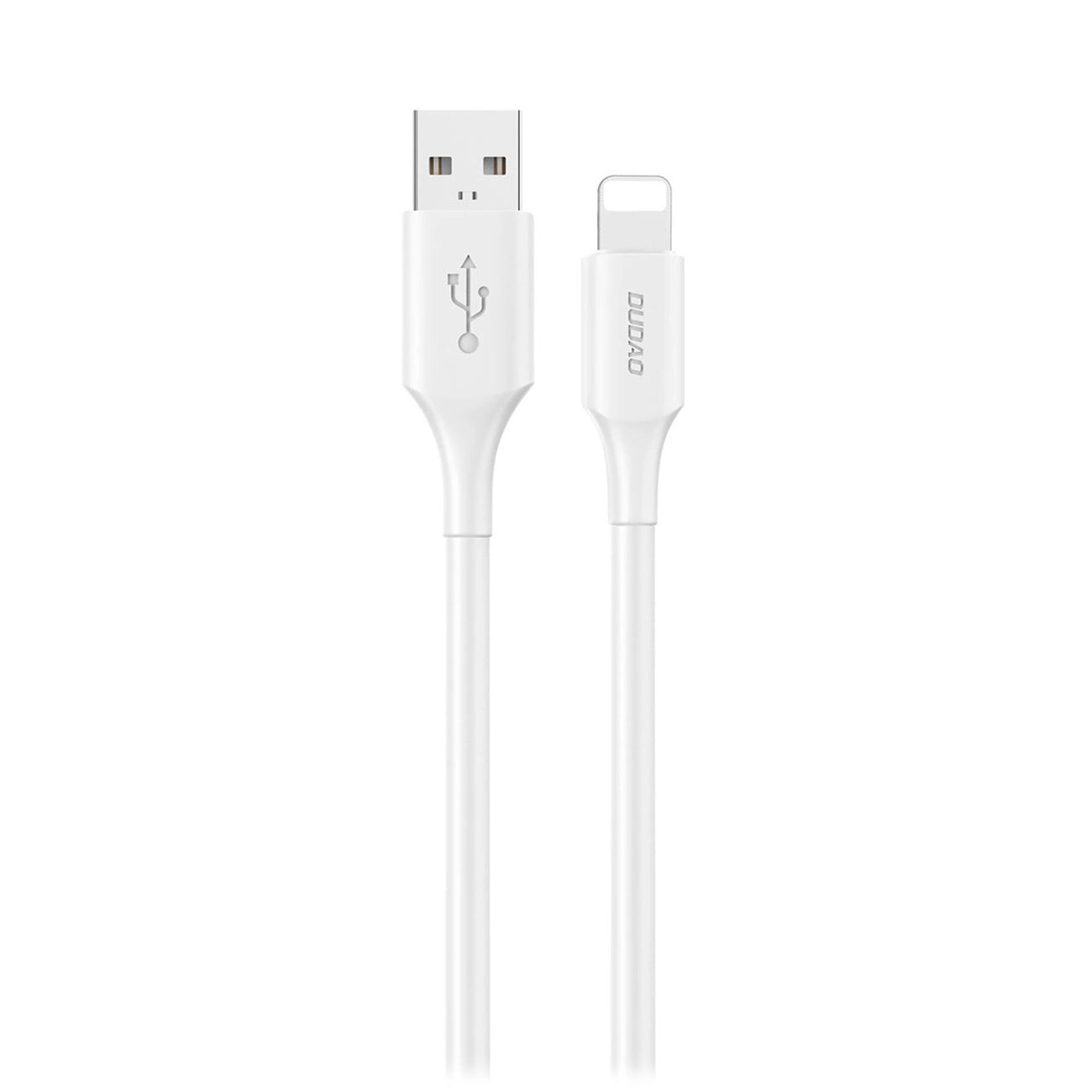 USB-A - Lightning Dudao L2sL Data- ja Latauskaapeli, 30W, 1.2m, Valkoinen
