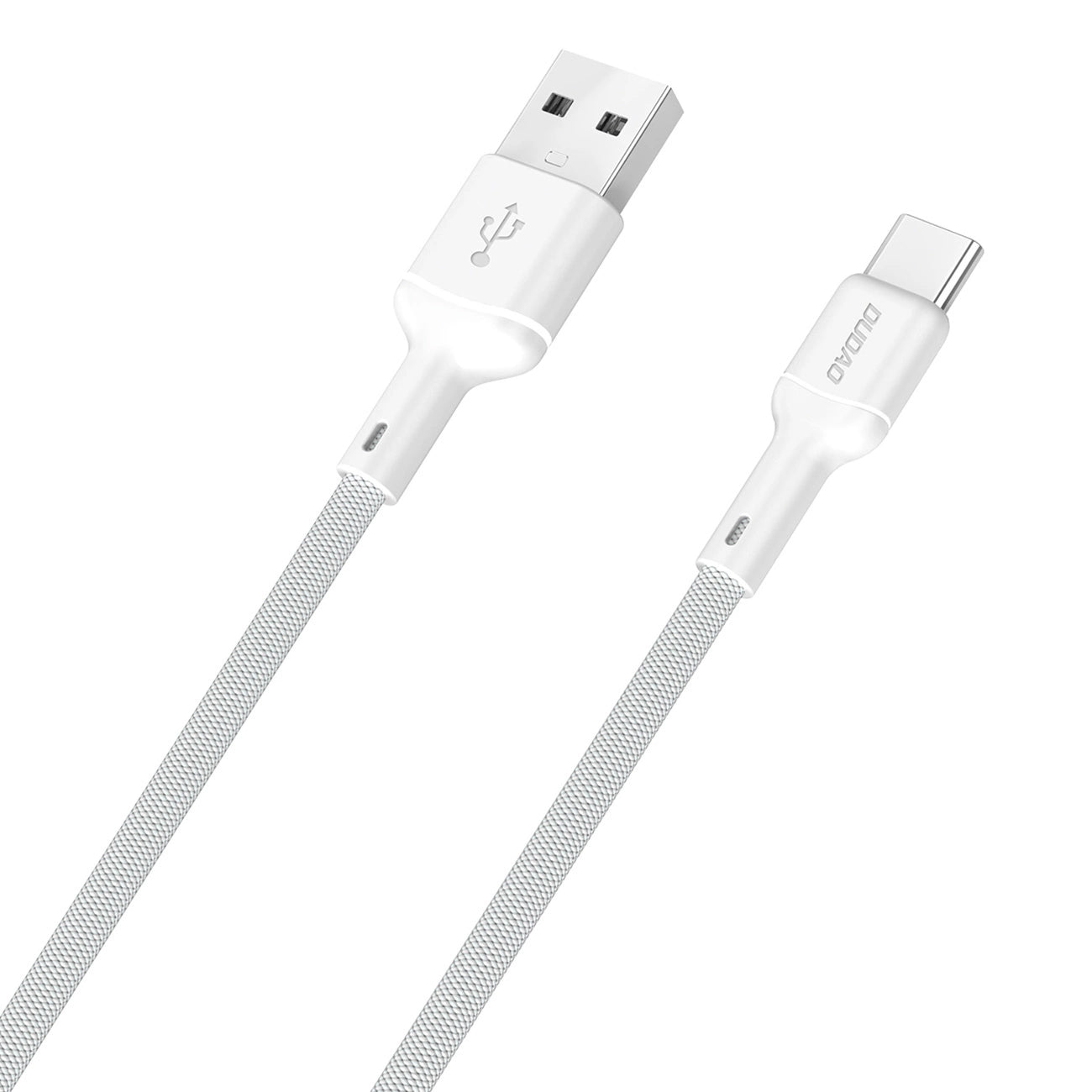 USB-A - USB-C Dudao L9T Data- ja Latauskaapeli, 100W, 1m, Valkoinen