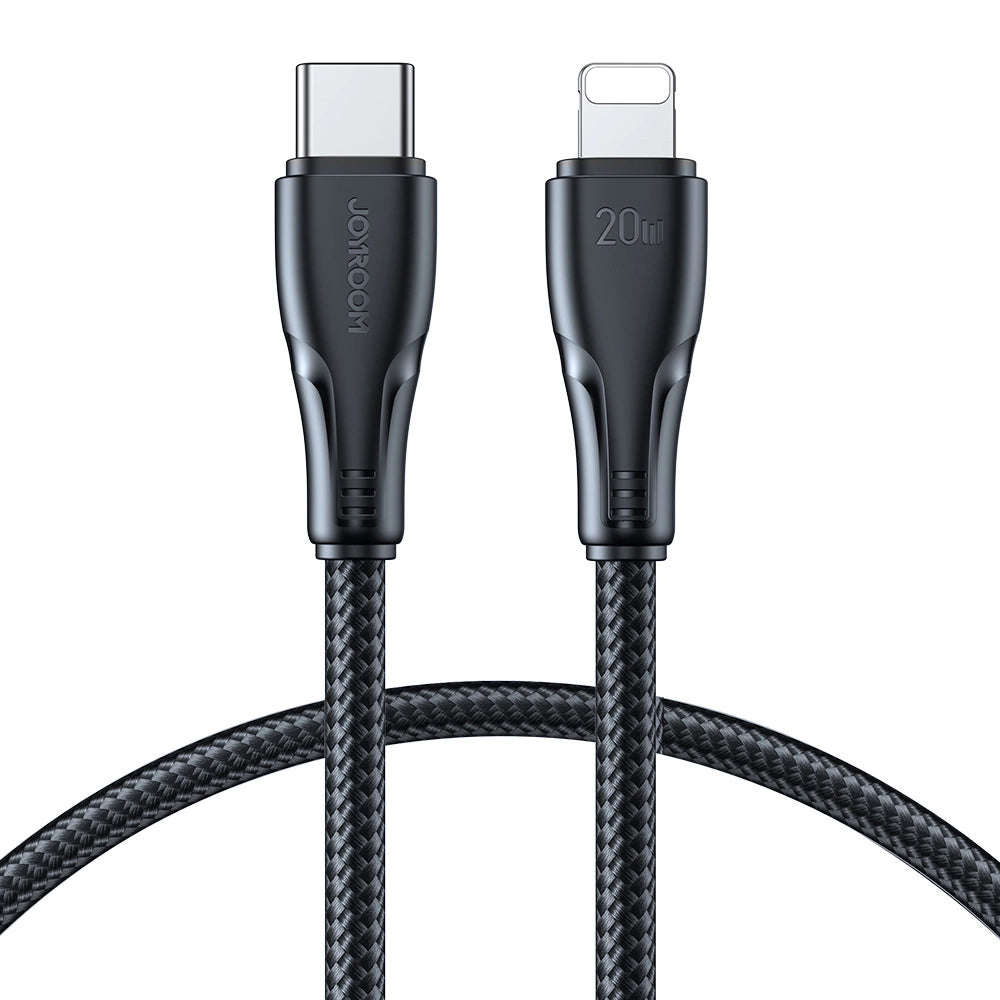 USB-C - Lightning Joyroom S-A11 Data- ja Latauskaapeli, 20W, 1.2m, Musta