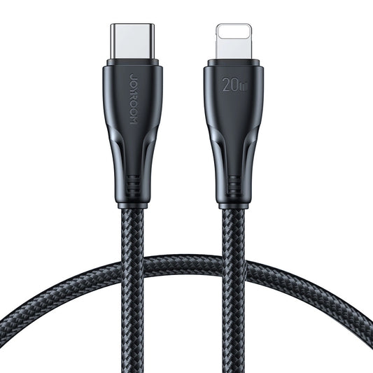 USB-C - Lightning Joyroom S-A11 Data- ja Latauskaapeli, 20W, 1.2m, Musta