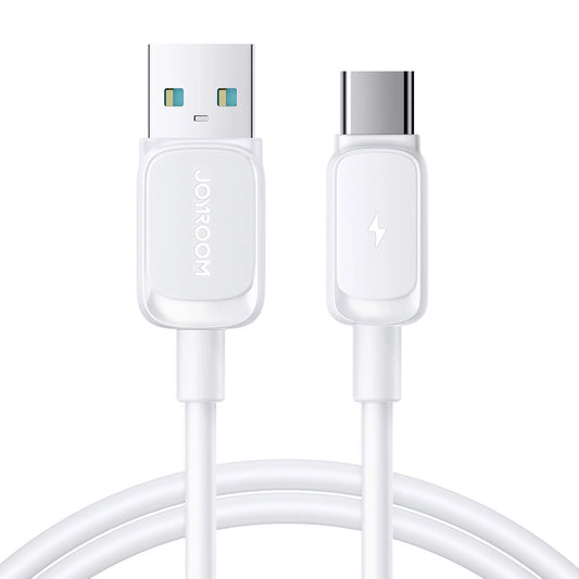 USB-A - USB-C Joyroom S-A14 Data- ja Latauskaapeli, 20W, 1.2m, Valkoinen