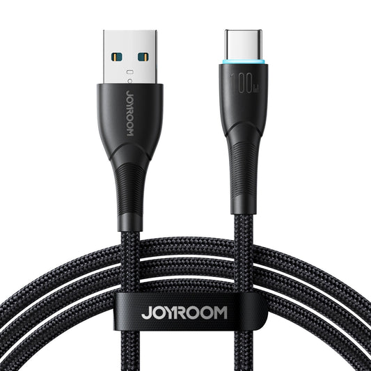 USB-A - USB-C Joyroom S-A32 -data- ja latauskaapeli, 100W, 1m, Musta