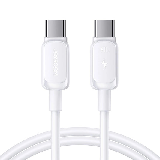 USB-C - USB-C Joyroom S-A14 -kaapeli, 60W, 1.2m, Valkoinen