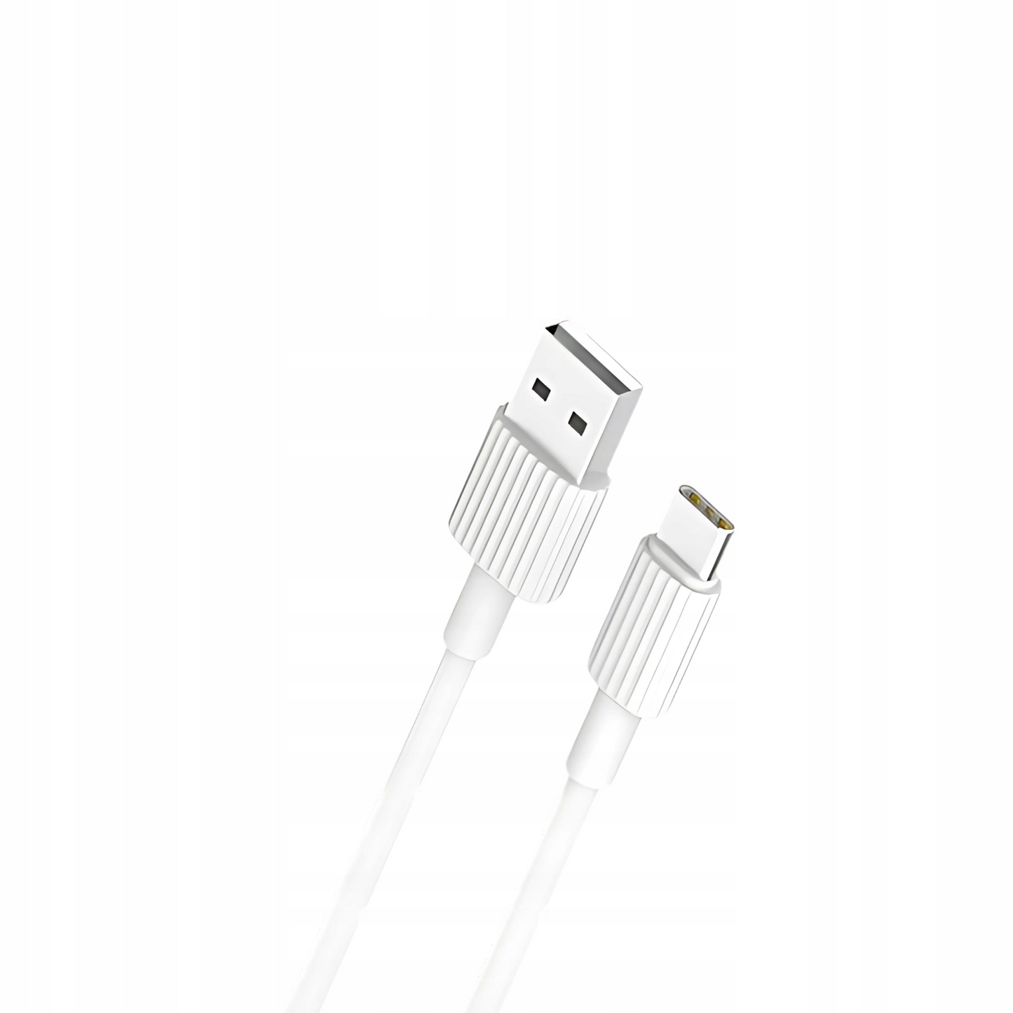 USB-A - USB-C -lataus- ja tiedonsiirtokaapeli XO Design NB156, 60W, 1m, Valkoinen