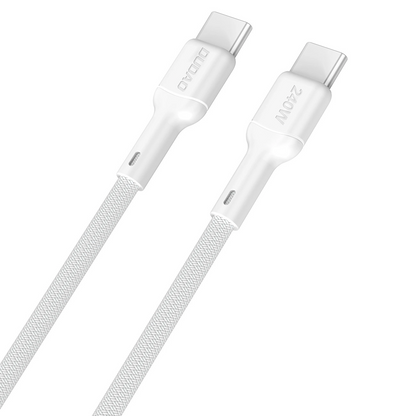 USB-C Data and Charging Cable - USB-C Dudao L9C Max, 240W, 2m, White