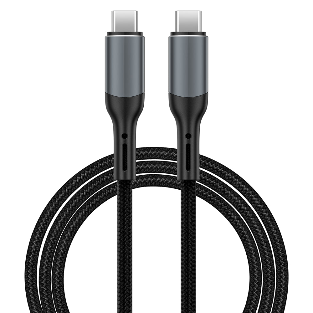 USB-C - USB-C WiWu Wi-C036 Data- ja Latauskaapeli, 240W, 1m, Musta