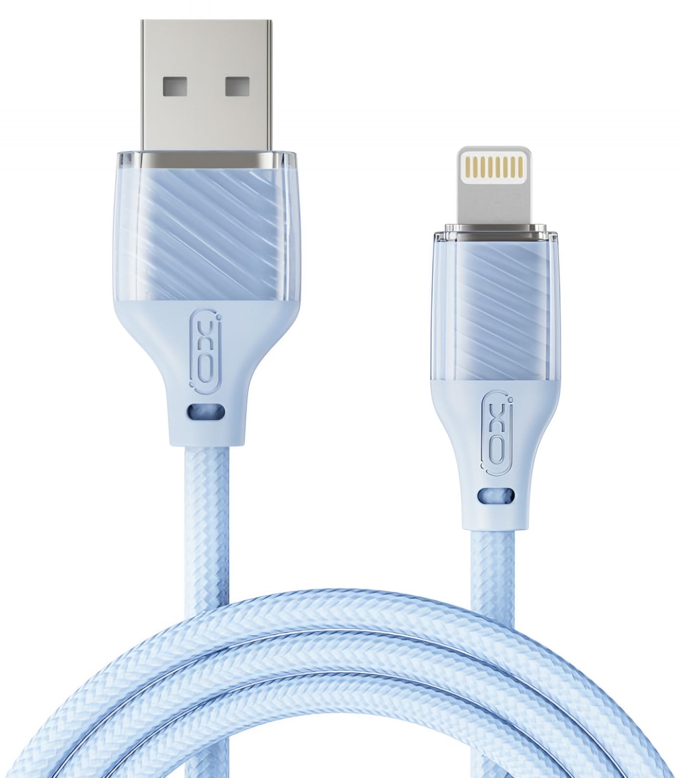 USB-A - Lightning -data- ja latauskaapeli XO Design NB291, 18W, 1m, Sininen