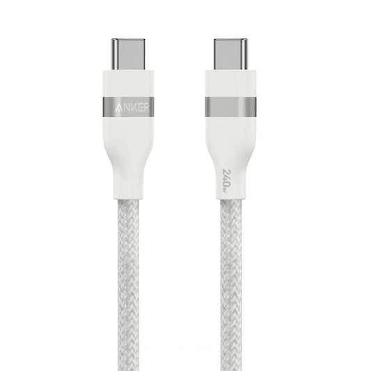 USB-C - USB-C Anker -kaapeli, 240W, 0.9m, Valkoinen A82E2H21