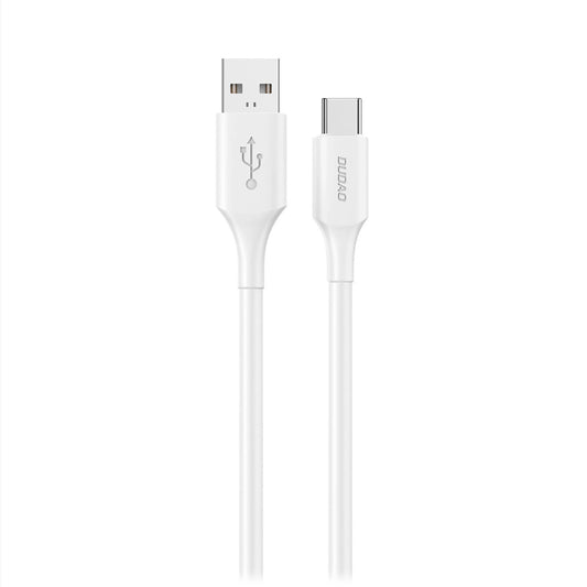 USB-A - USB-C Dudao L2sT Data- ja Latauskaapeli, 60W, 1.2m, Valkoinen