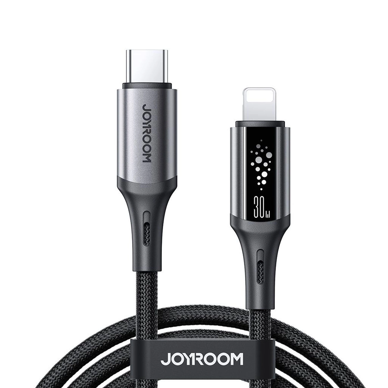 USB-C - Lightning Joyroom S-A60 StarTalk -data- ja latauskaapeli, 30W, 1.2m, Musta