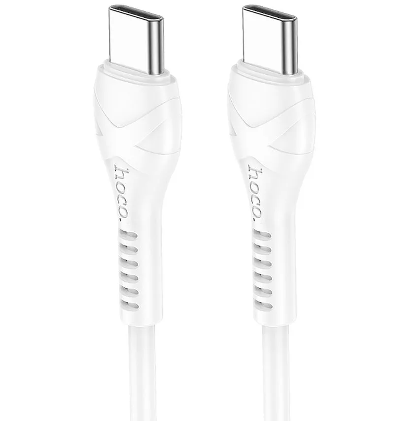 USB-C Data and Charging Cable - USB-C HOCO X37, 60W, 1m, White