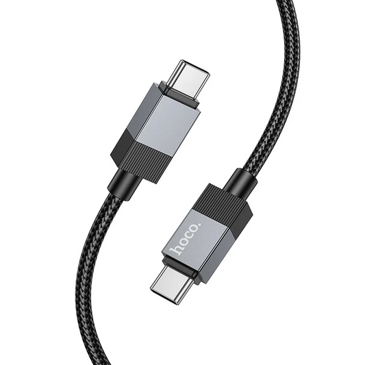USB-C-tietojen ja latauskaapeli - USB-C HOCO X110, 60W, 1m, Musta