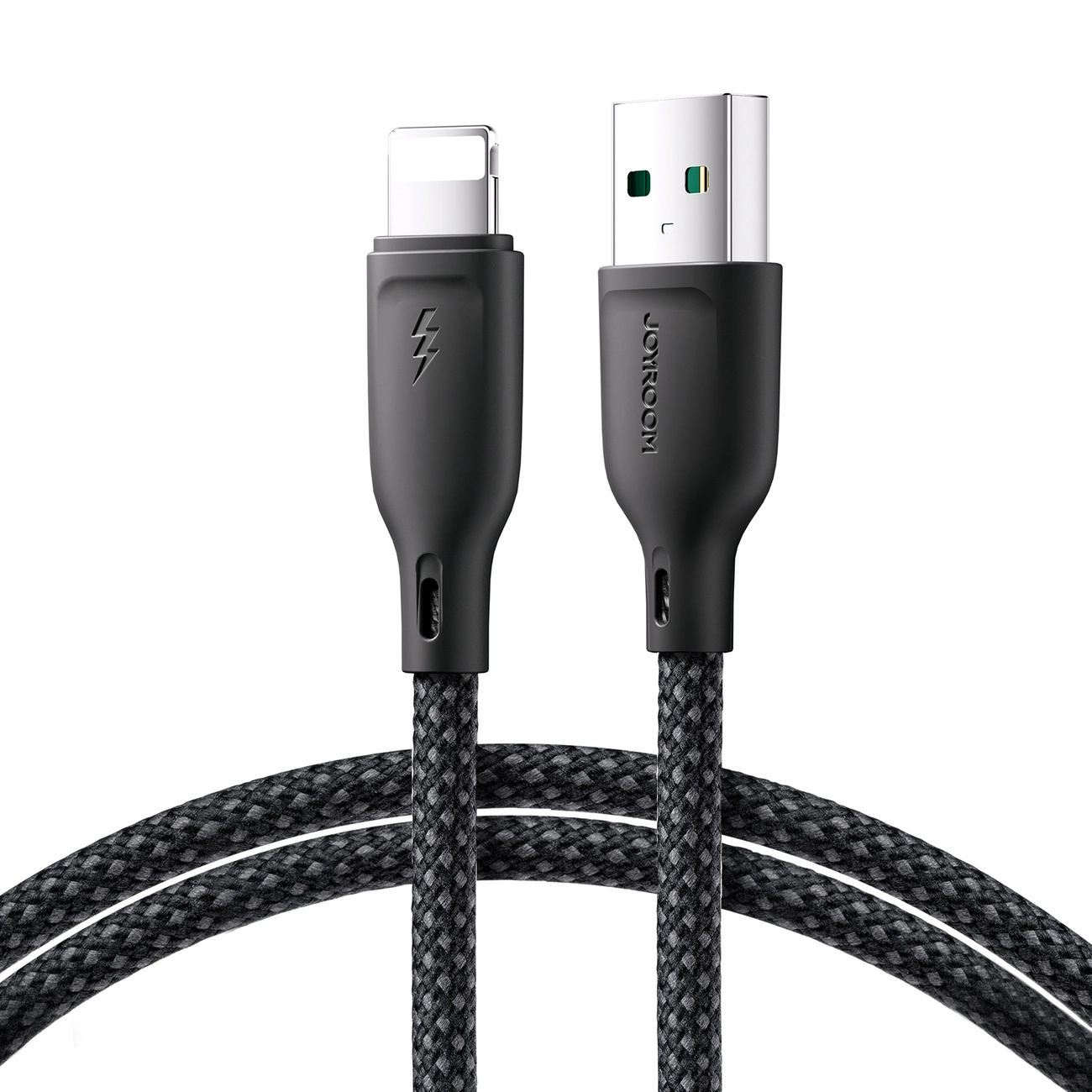 USB-A - Lightning Tietojen ja latauksen kaapeli Joyroom S-A34, 18W, 1m, Musta