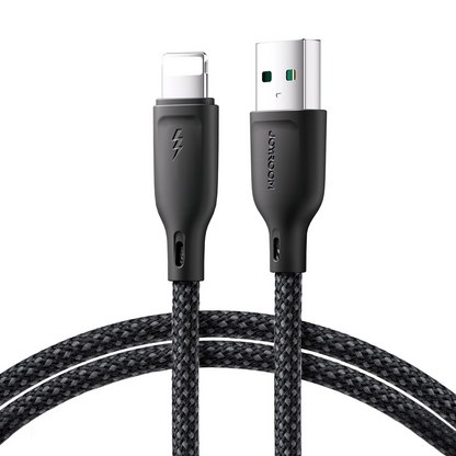 USB-A - Lightning Tietojen ja latauksen kaapeli Joyroom S-A34, 18W, 1m, Musta