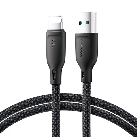 USB-A - Lightning Tietojen ja latauksen kaapeli Joyroom S-A34, 18W, 1m, Musta