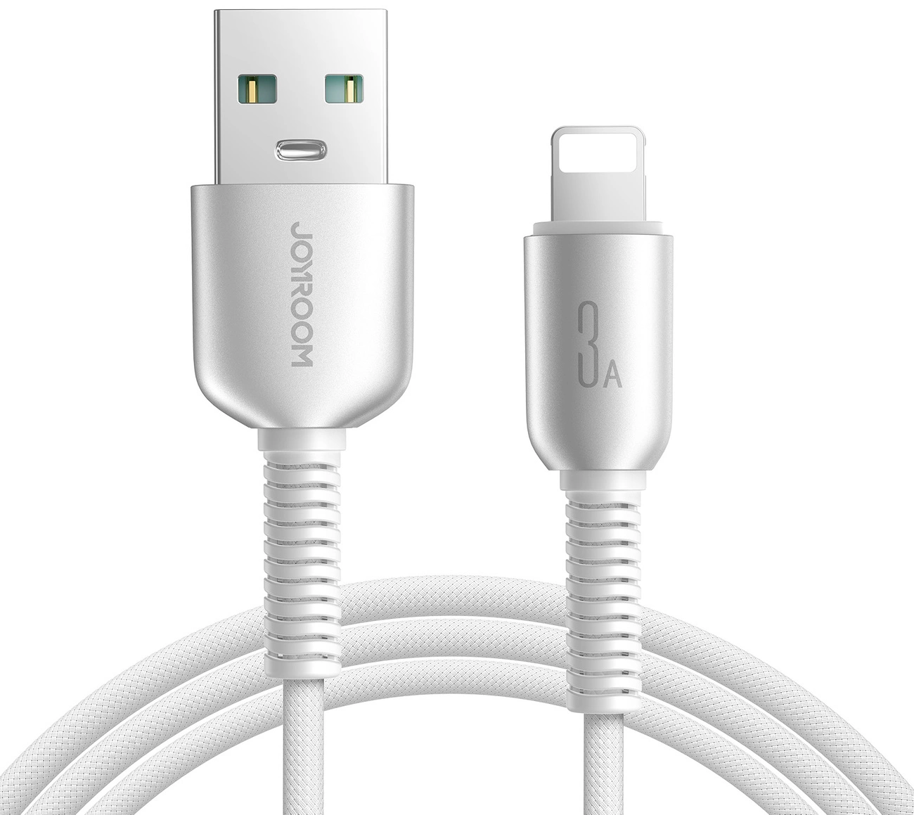 USB-A - Lightning -tietojen ja latauskaapeli Joyroom S-A51, 18W, 1,2 m, harmaa
