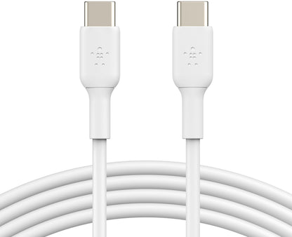USB-C-tietojen ja latauksen kaapeli - USB-C Belkin BoostCharge, 60W, 2m, valkoinen CAB003bt2MWH