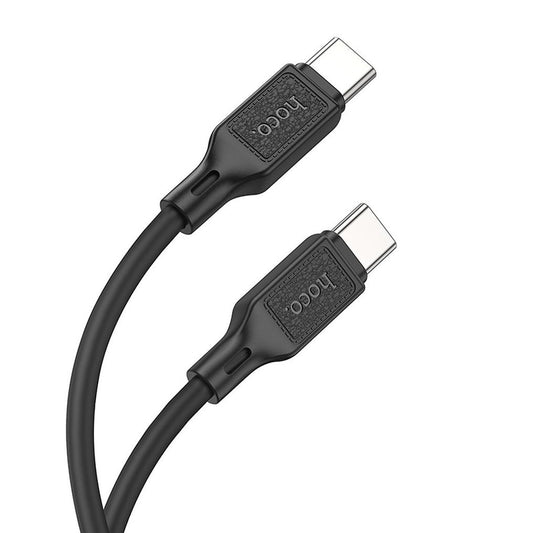 USB-C-tietojen- ja latauskaapeli - USB-C HOCO X90, 60W, 1m, Musta